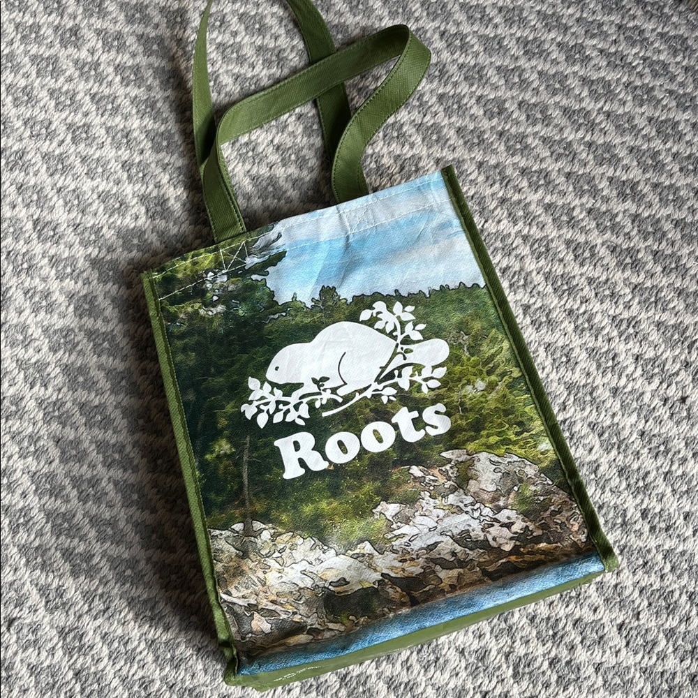 Roots Tote Bag Shopper Shopping Bag - Picture 1 of 8